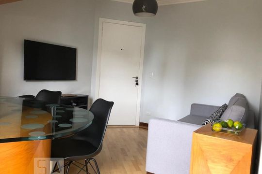 Sala de apartamento para alugar com 1 quarto, 33m² em Vila Suzana, São Paulo