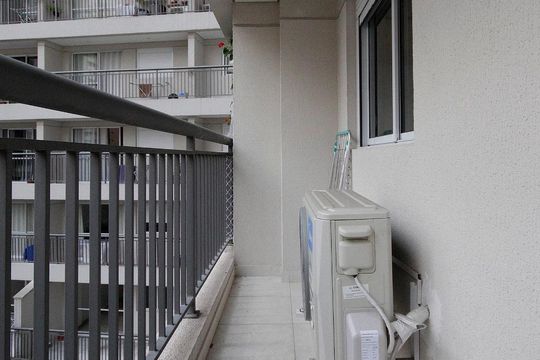 Varanda de kitnet/studio à venda com 1 quarto, 37m² em Consolação, São Paulo