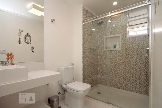 Banheiro de apartamento à venda com 3 quartos, 100m² em Consolação, São Paulo
