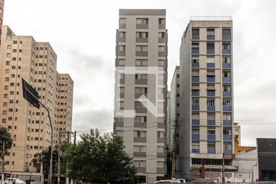 Fachada de apartamento à venda com 2 quartos, 49m² em Campos Elíseos, São Paulo