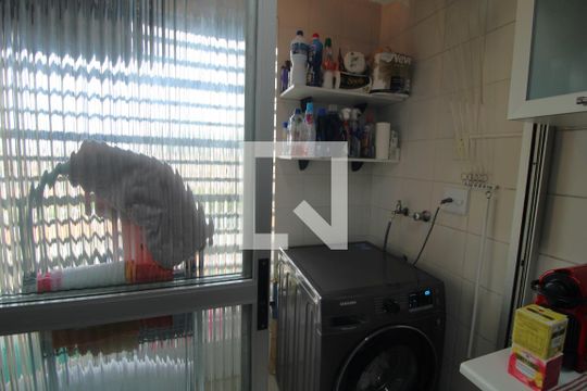 Lavanderia de apartamento à venda com 2 quartos, 54m² em Jardim Santa Cruz (campo Grande), São Paulo