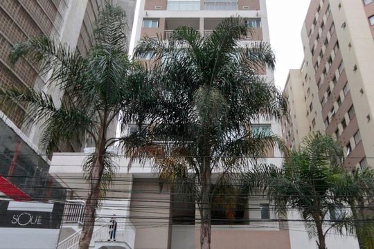 Fachada de apartamento para alugar com 1 quarto, 58m² em Bela Vista, São Paulo