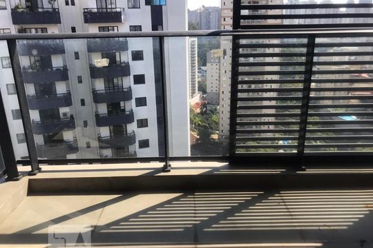 Varanda de apartamento à venda com 1 quarto, 45m² em Vila Andrade, São Paulo