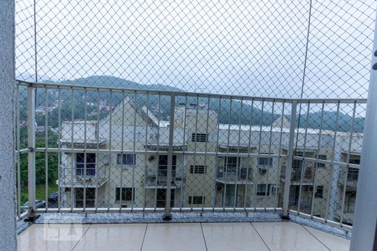 Varanda da Sala  de apartamento à venda com 2 quartos, 52m² em Sapê, Niterói