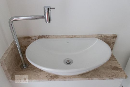 Lavabo de apartamento para alugar com 1 quarto, 44m² em Paraíso, São Paulo
