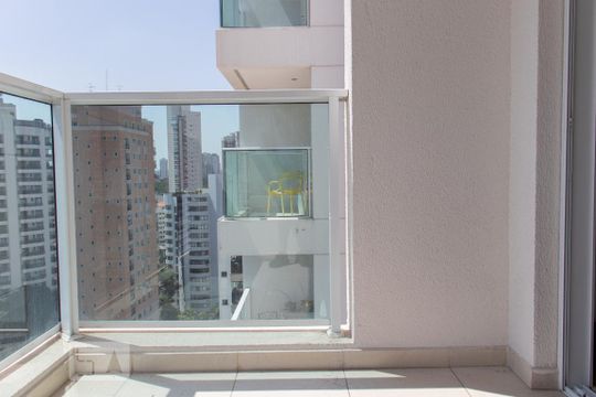 Studio -  Varanda de apartamento para alugar com 1 quarto, 44m² em Paraíso, São Paulo