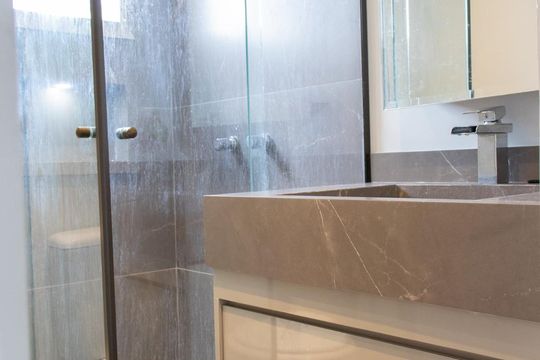 Banheiro de apartamento para alugar com 2 quartos, 55m² em Vila Mariana, São Paulo