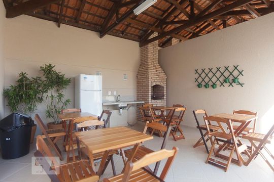 Área comum - Churrasqueira de apartamento à venda com 2 quartos, 48m² em Jardim do Lago Continuação, Campinas