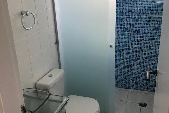 Banheiro de apartamento à venda com 2 quartos, 63m² em Cidade Vargas, São Paulo