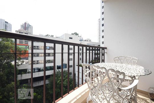 Varanda de apartamento para alugar com 1 quarto, 40m² em Vila Andrade, São Paulo