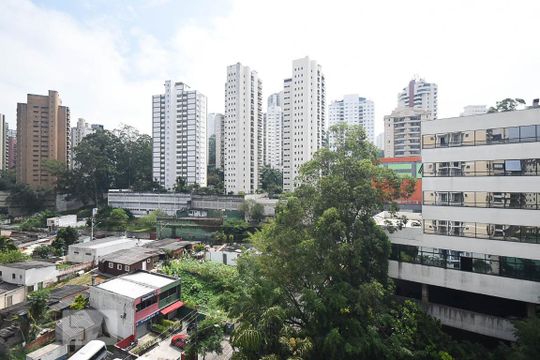 Vista de apartamento para alugar com 1 quarto, 40m² em Vila Andrade, São Paulo