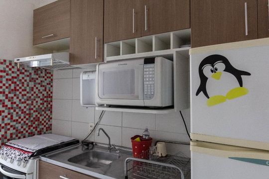 Cozinha de apartamento para alugar com 2 quartos, 44m² em Jardim Íris, São Paulo
