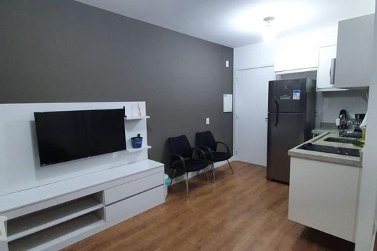 Sala de kitnet/studio à venda com 1 quarto, 35m² em Real Parque, São Paulo
