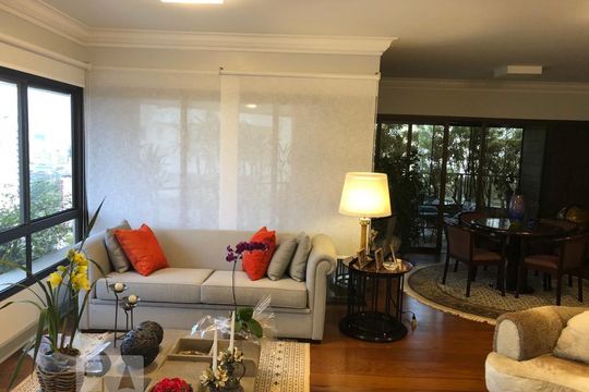Sala de apartamento à venda com 4 quartos, 330m² em Paraíso do Morumbi, São Paulo