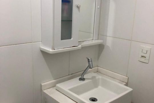 Banheiro de apartamento à venda com 2 quartos, 45m² em Jaguaré, São Paulo