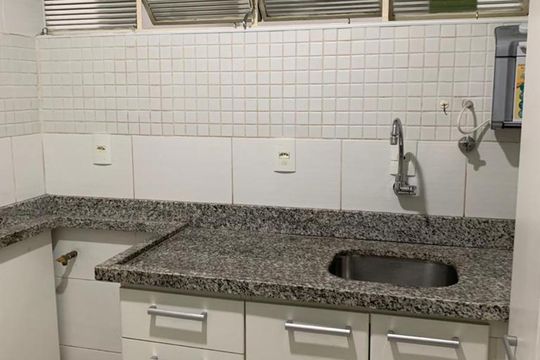 Cozinha de apartamento à venda com 2 quartos, 63m² em Bela Vista, São Paulo
