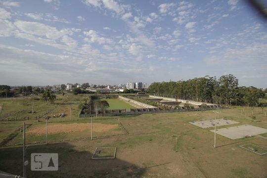 Vista da Sala de apartamento à venda com 2 quartos, 43m² em Mato Grande, Canoas