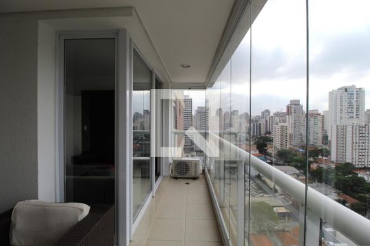 Varanda Integrada de kitnet/studio à venda com 1 quarto, 43m² em Vila Olímpia, São Paulo