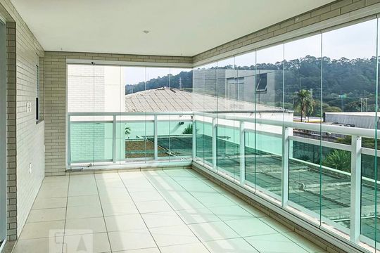 Varanda de apartamento para alugar com 3 quartos, 109m² em Jardim Caravelas, São Paulo