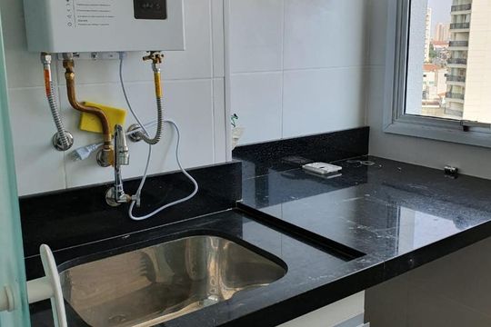 Área de Serviço de apartamento para alugar com 2 quartos, 55m² em Santa Teresinha, São Paulo