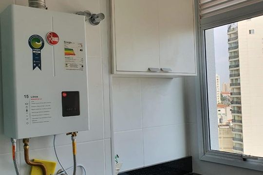 Área de Serviço de apartamento para alugar com 2 quartos, 55m² em Santa Teresinha, São Paulo