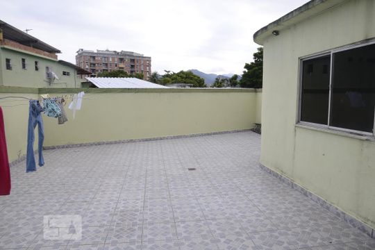 Terraço de apartamento à venda com 2 quartos, 58m² em Tanque, Rio de Janeiro
