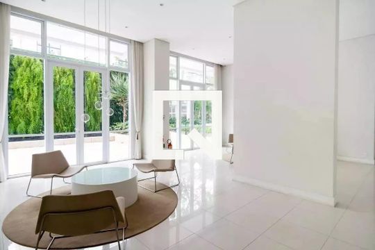 Hall Social de apartamento à venda com 1 quarto, 33m² em Brooklin Paulista, São Paulo