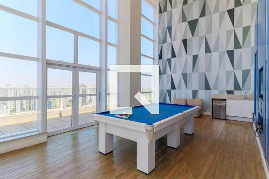  Área comum - Salão de jogos de apartamento à venda com 1 quarto, 33m² em Brooklin Paulista, São Paulo