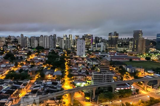 Vista de apartamento à venda com 1 quarto, 70m² em Brooklin Paulista, São Paulo