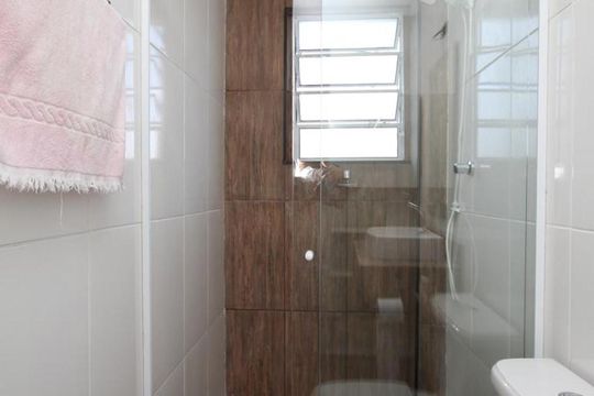 Banheiro de kitnet/studio à venda com 1 quarto, 22m² em Sé, São Paulo