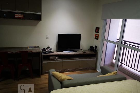 Sala de apartamento à venda com 1 quarto, 30m² em Centro, São Paulo
