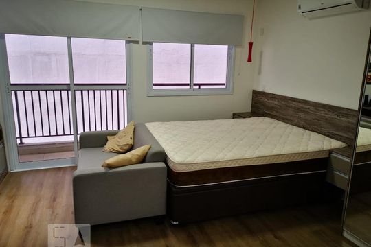 Quarto de apartamento à venda com 1 quarto, 30m² em Centro, São Paulo