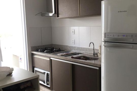 Cozinha de apartamento à venda com 2 quartos, 70m² em Setor Bueno, Goiânia
