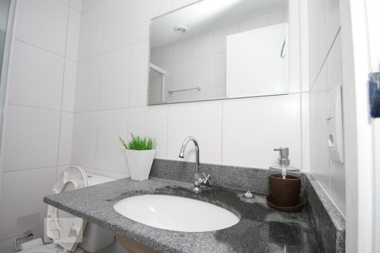 Banheiro de apartamento para alugar com 2 quartos, 33m² em Cambuci, São Paulo