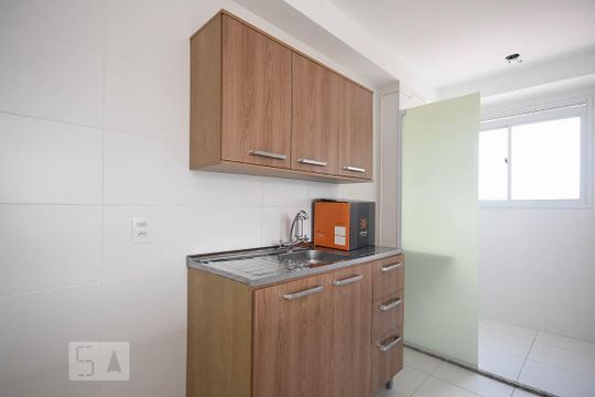 Cozinha de apartamento à venda com 2 quartos, 41m² em Jardim Taboão, São Paulo