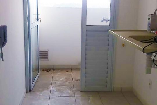 Cozinha de apartamento à venda com 1 quarto, 35m² em Quinta da Paineira, São Paulo