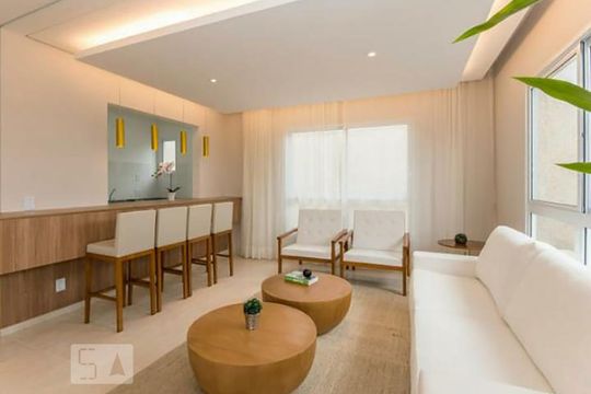 Área comum - Salão de festas de apartamento à venda com 1 quarto, 35m² em Quinta da Paineira, São Paulo