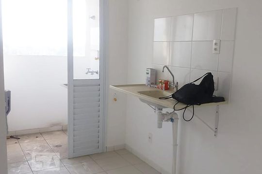Cozinha de apartamento à venda com 1 quarto, 35m² em Quinta da Paineira, São Paulo