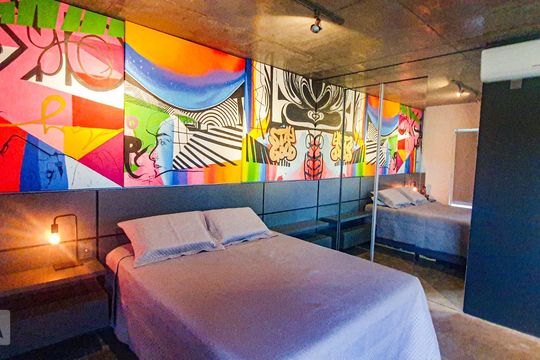 Quarto  de kitnet/studio à venda com 1 quarto, 69m² em Petrópolis, Porto Alegre
