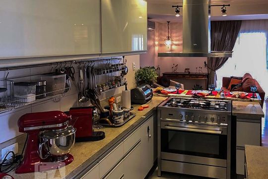 Cozinha de apartamento à venda com 3 quartos, 135m² em Chácara Santo Antônio (zona Sul), São Paulo