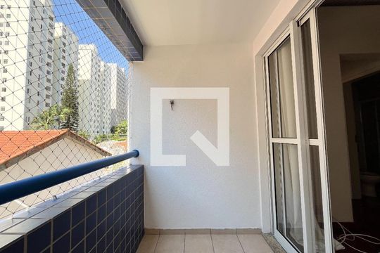 Varanda da Sala de apartamento para alugar com 2 quartos, 53m² em Vila Clementino, São Paulo