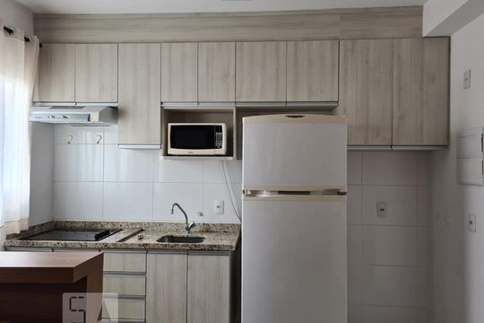 Cozinha de apartamento à venda com 1 quarto, 29m² em Santa Efigênia, São Paulo