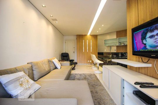 Sala de apartamento para alugar com 1 quarto, 50m² em Funcionários, Belo Horizonte