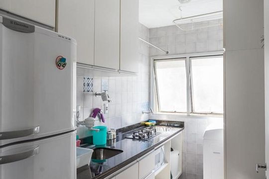Cozinha de apartamento à venda com 1 quarto, 40m² em Consolação, São Paulo