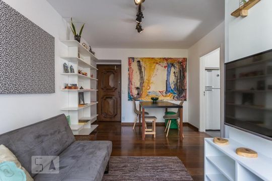Sala de apartamento à venda com 1 quarto, 40m² em Consolação, São Paulo