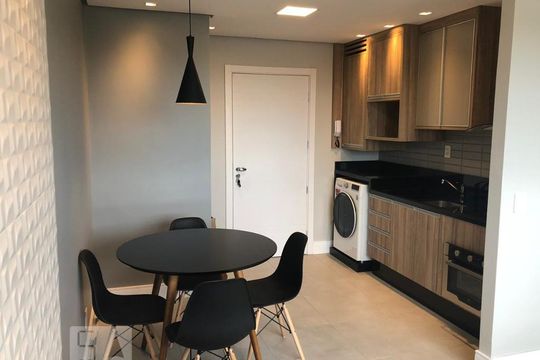 Sala/Cozinha de kitnet/studio à venda com 1 quarto, 40m² em Centro, Canoas