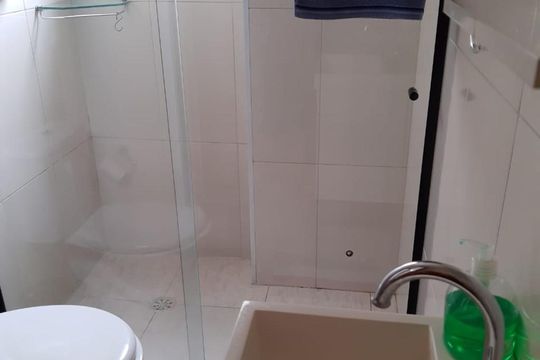 Banheiro de apartamento à venda com 1 quarto, 50m² em Bela Vista, São Paulo
