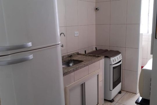 Cozinha de apartamento à venda com 1 quarto, 50m² em Bela Vista, São Paulo