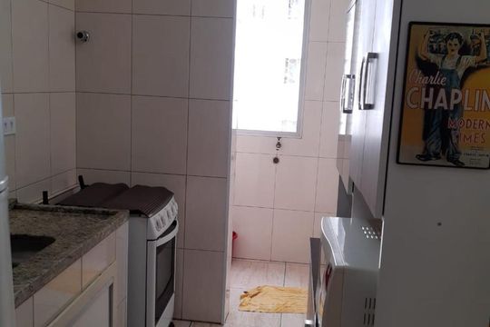 Cozinha de apartamento à venda com 1 quarto, 50m² em Bela Vista, São Paulo