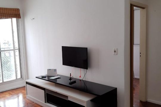Sala de apartamento à venda com 1 quarto, 50m² em Bela Vista, São Paulo